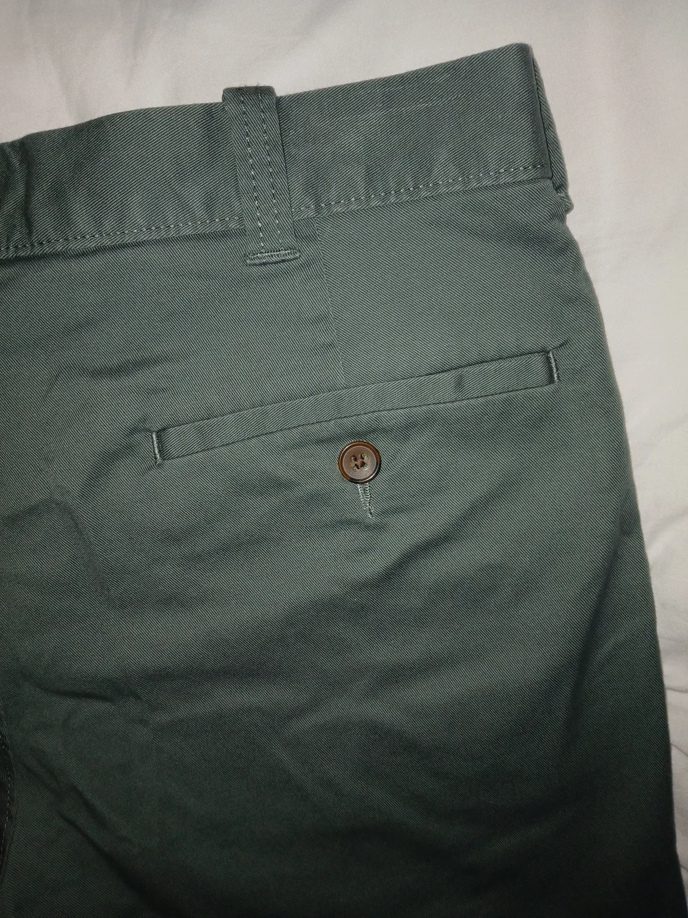 J. Crew Men's Chino Shorts - Light Blue & Olive